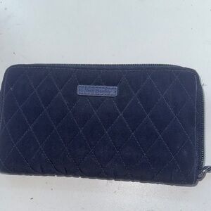 Vera Bradley Quilted Wallet - Black